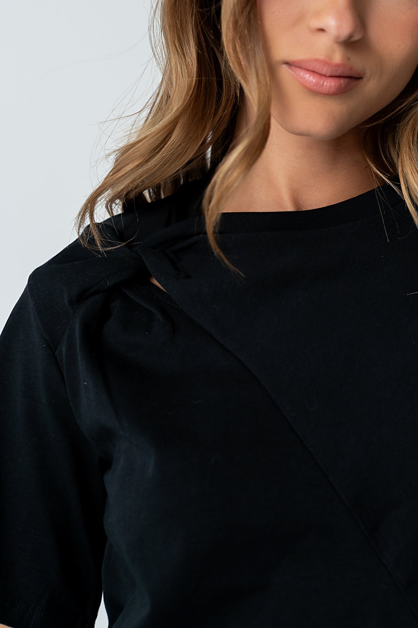 Buckley Knot Top in Black