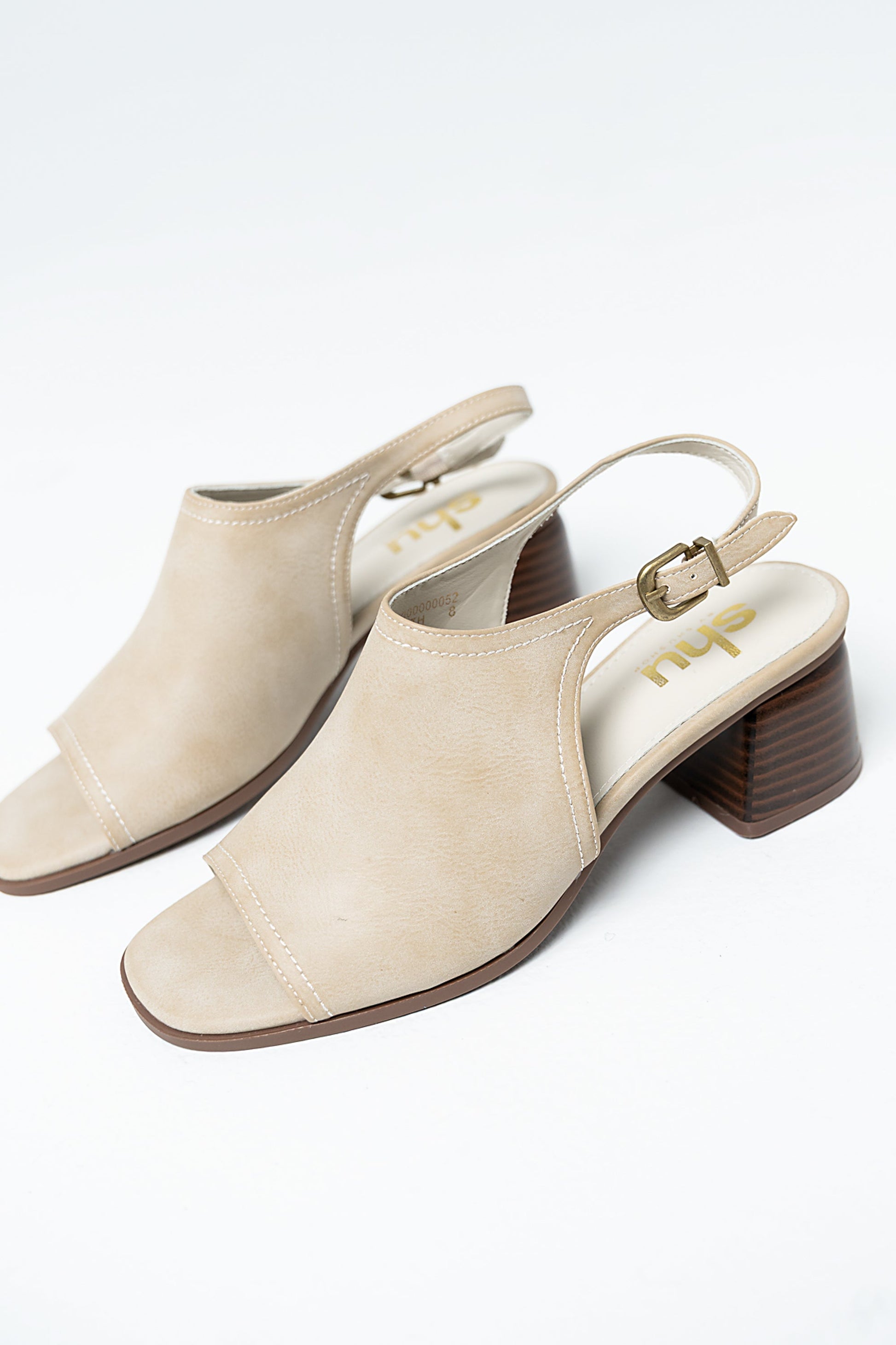 Faith Slingback Mule in Bone