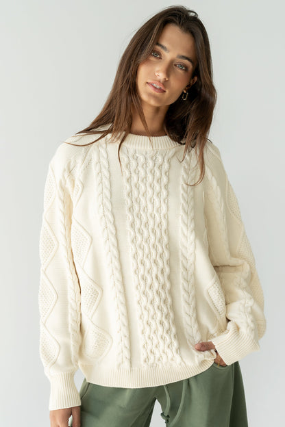 Toni Cable Knit Sweater