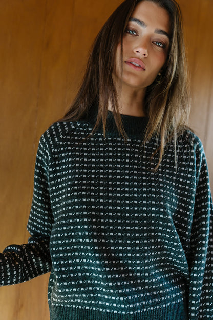 Ziggy Knit Sweater in Charcoal