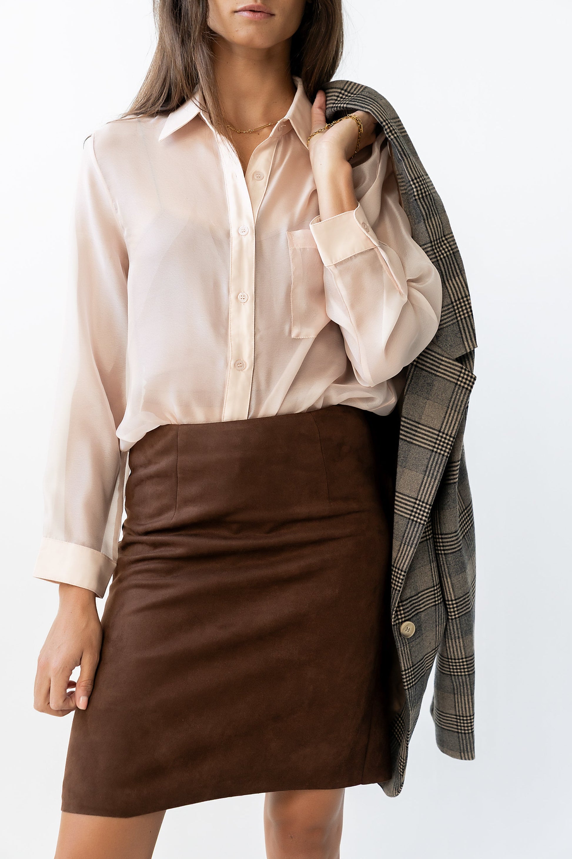 Franny Suede Mini Skirt