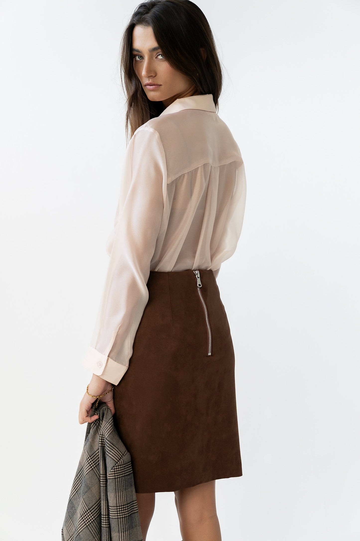 Franny Suede Mini Skirt