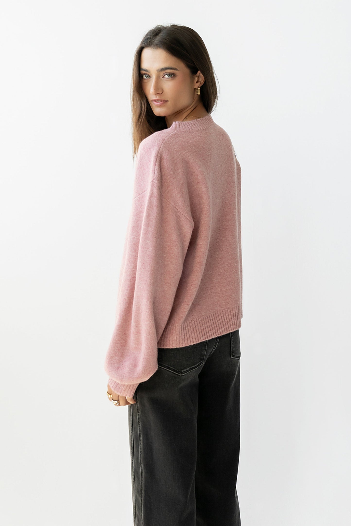 Josey Oversized Sweater in Pink