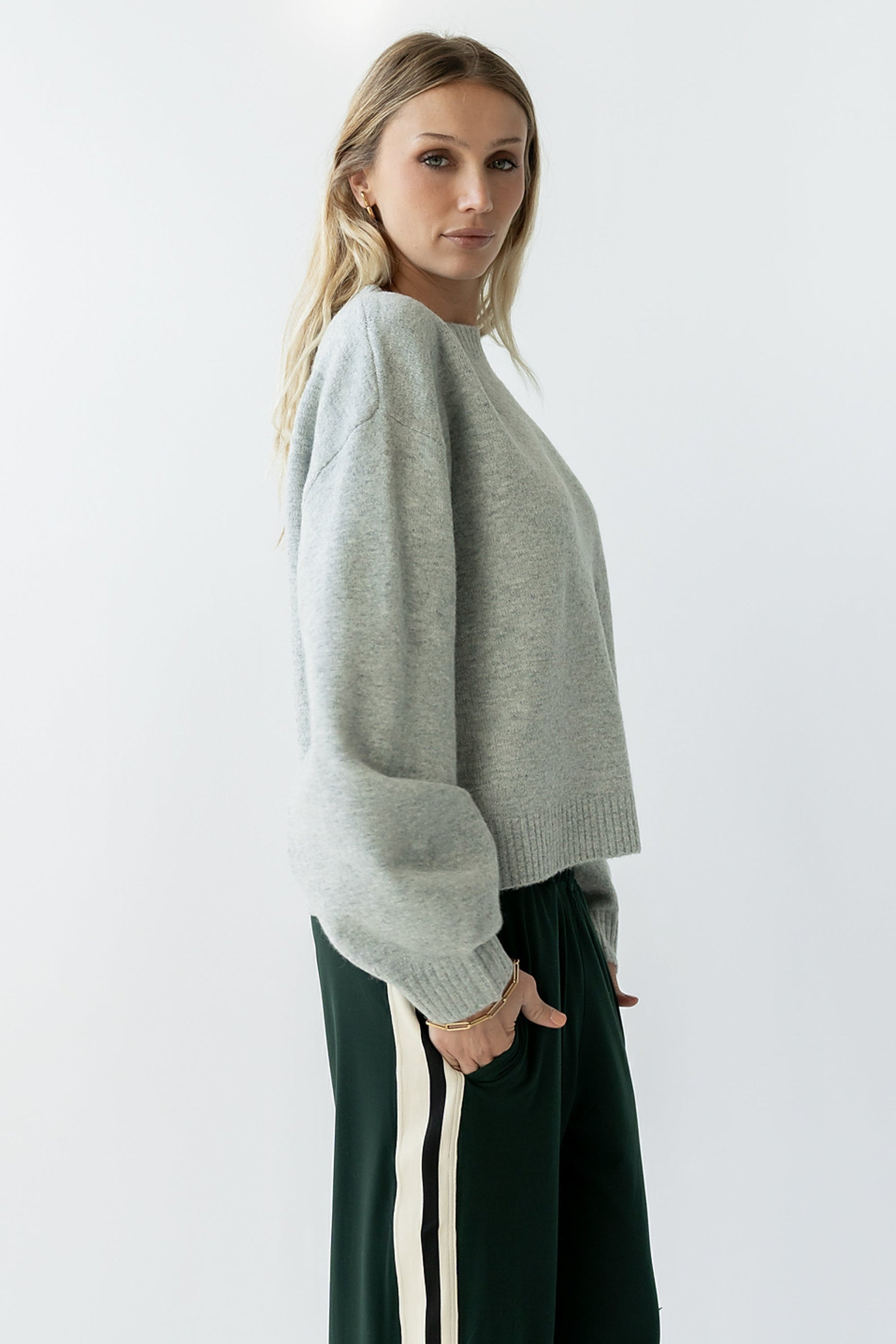 Josey Oversized Sweater in Grey