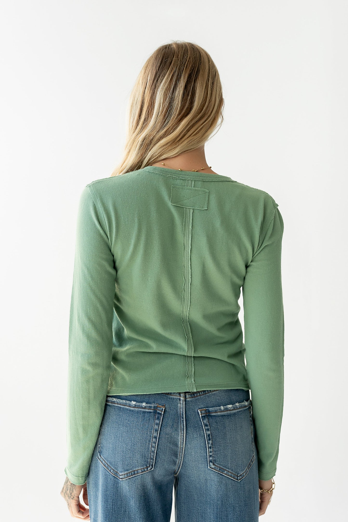 Janie Knit Top in Green