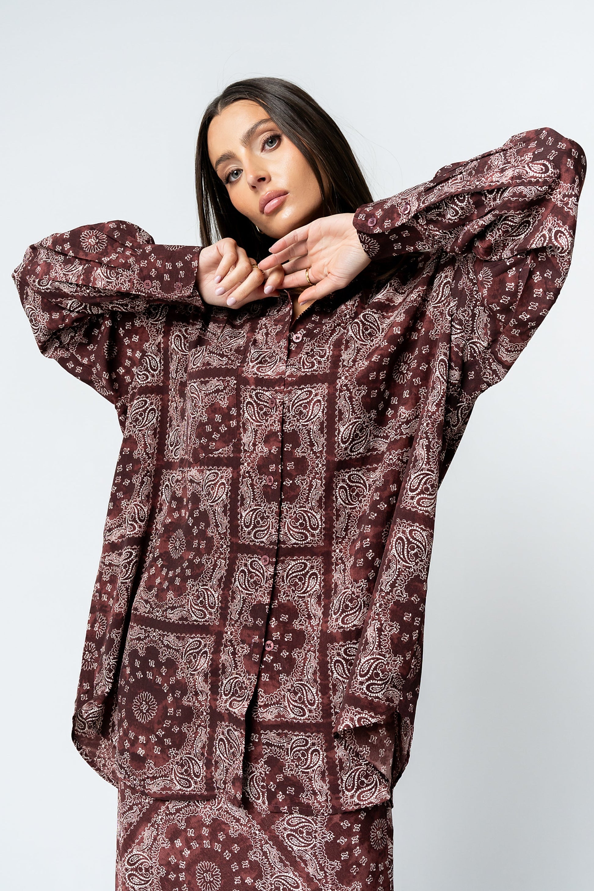 Diana Oversized Button Up