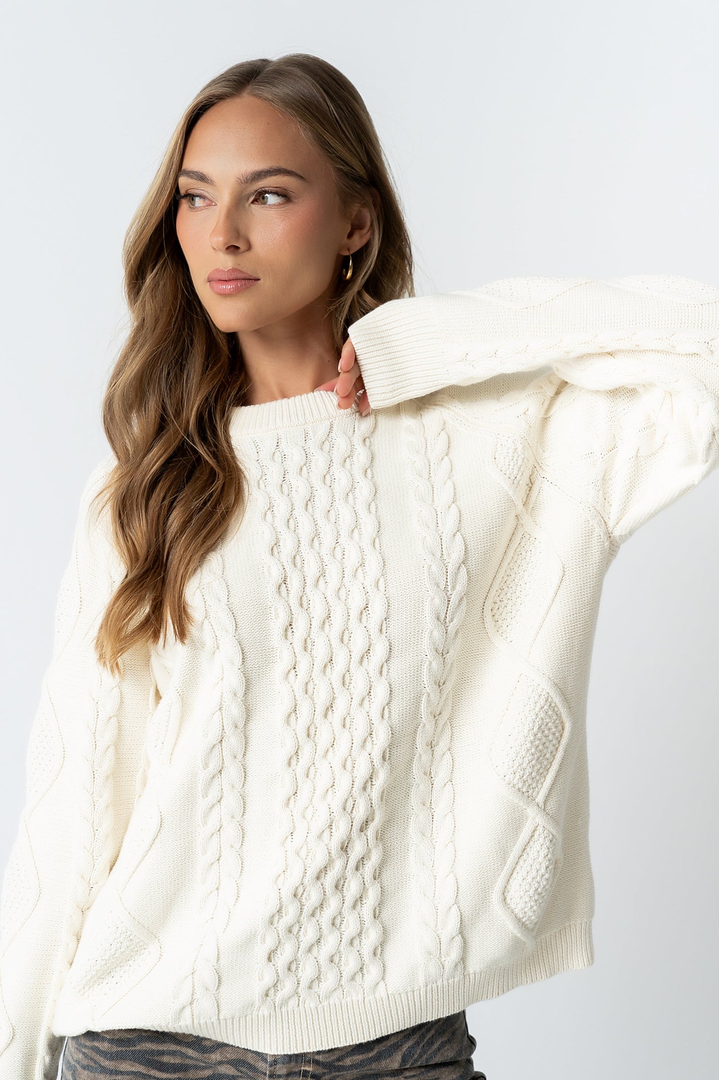 Toni Cable Knit Sweater