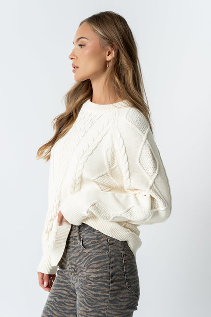 Toni Cable Knit Sweater