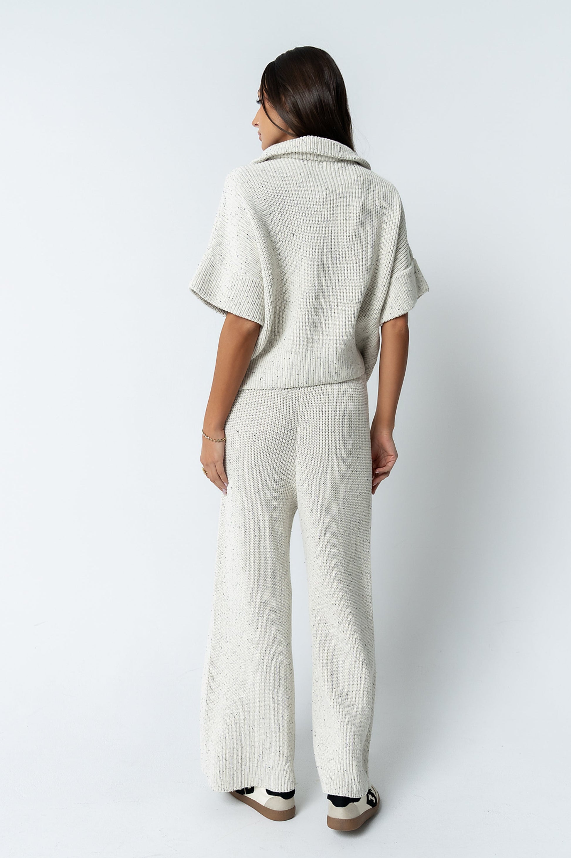 Jensen Speckled Wide Leg Pants