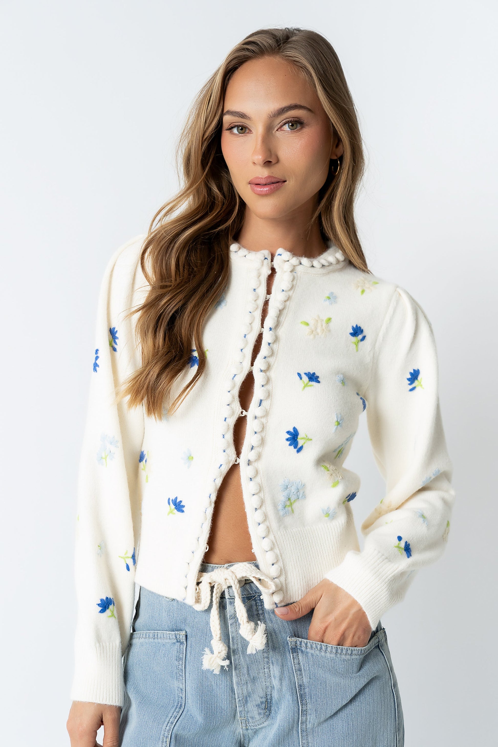 Brady Embroidered Sweater