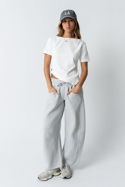Stan Ruched Top in White