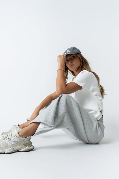Maribel Barrel Sweatpants in Grey