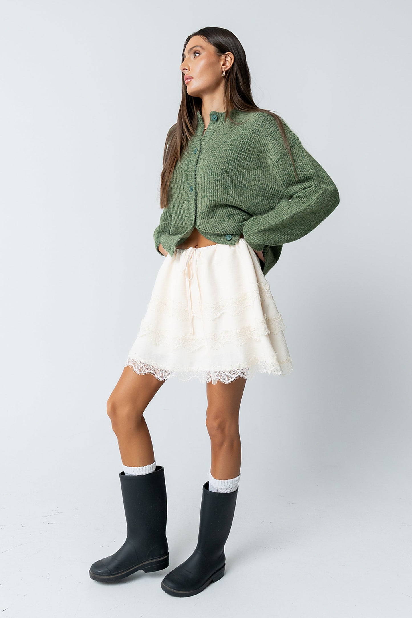 Marsha Lace Mini Skirt - FINAL SALE
