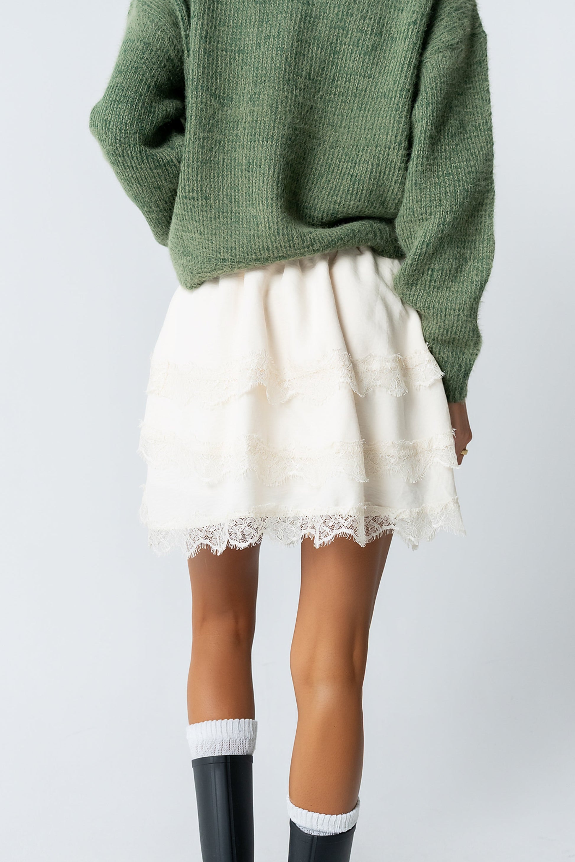 Marsha Lace Mini Skirt - FINAL SALE