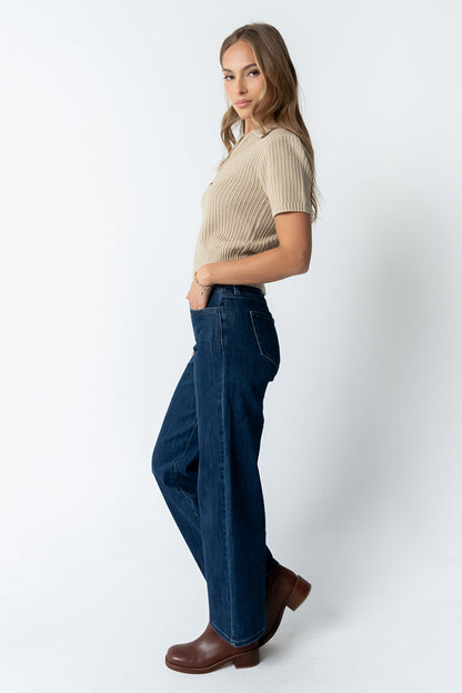 Mandi Knit Sweater in Khaki
