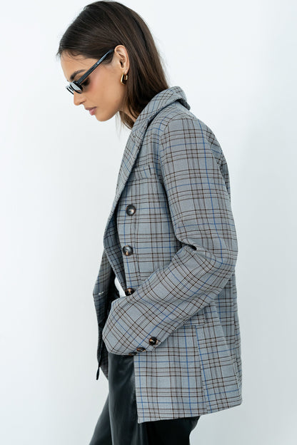 Daniel Mixed Media Blazer