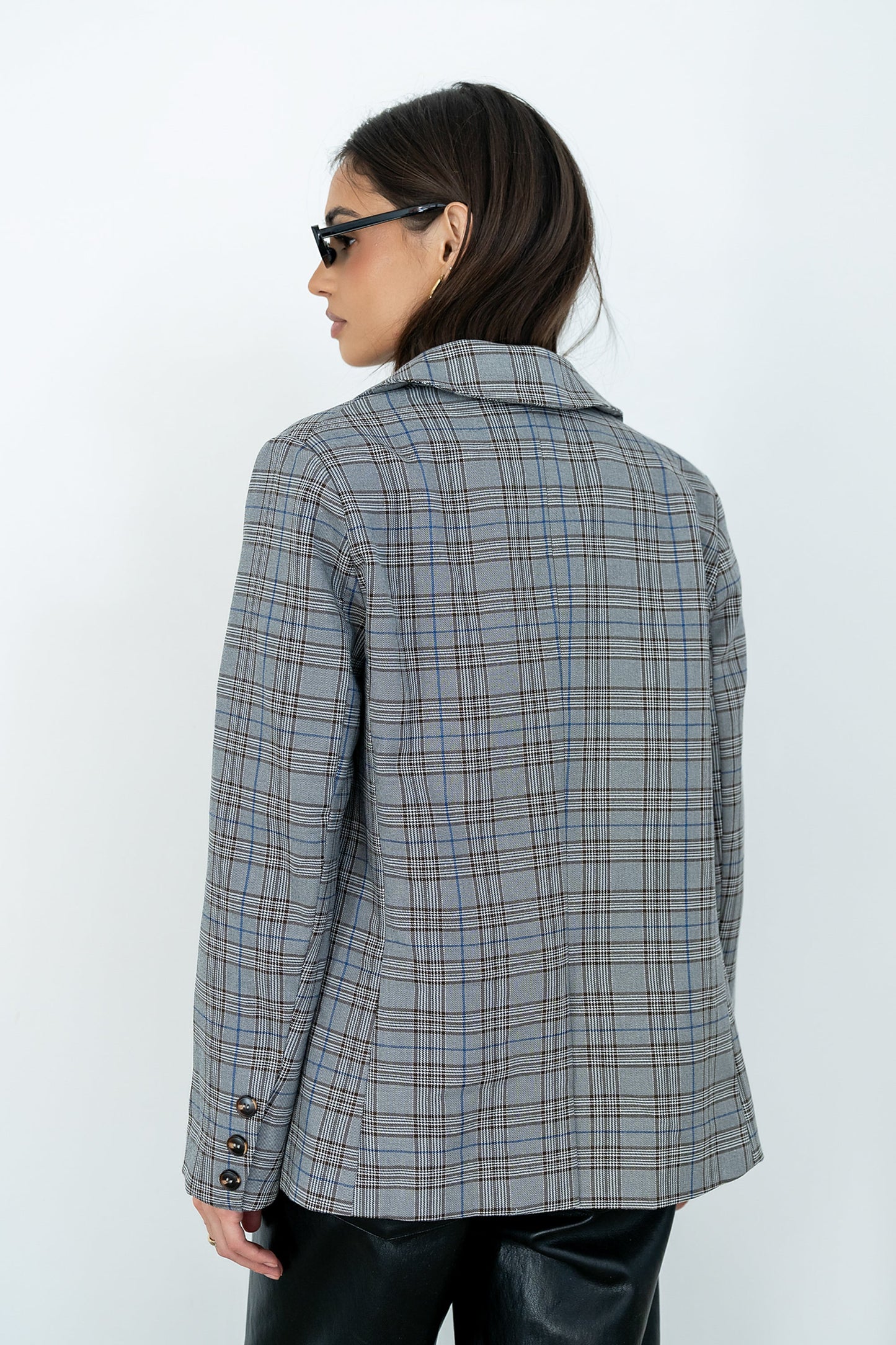 Daniel Mixed Media Blazer