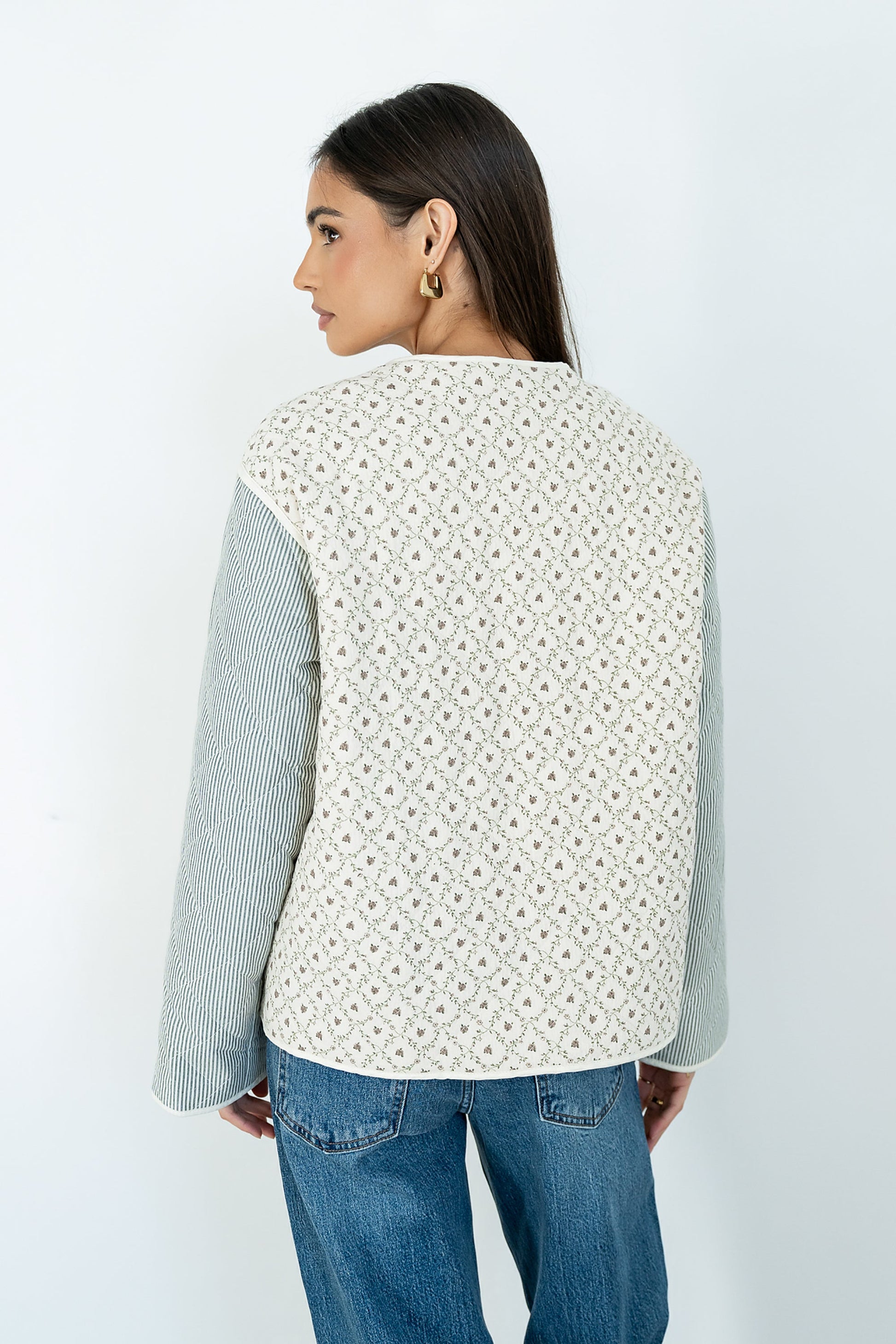 Lucas Quilted Jacket in Forest