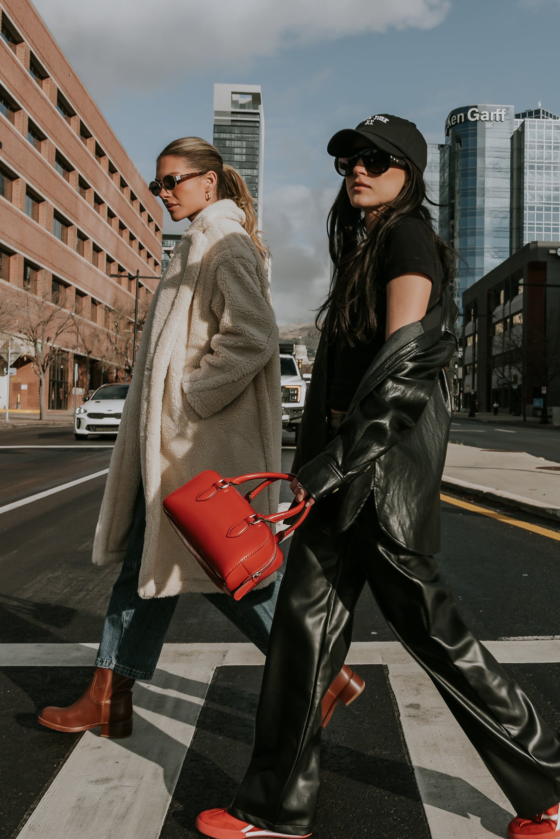 Bruno Vegan Leather Shacket