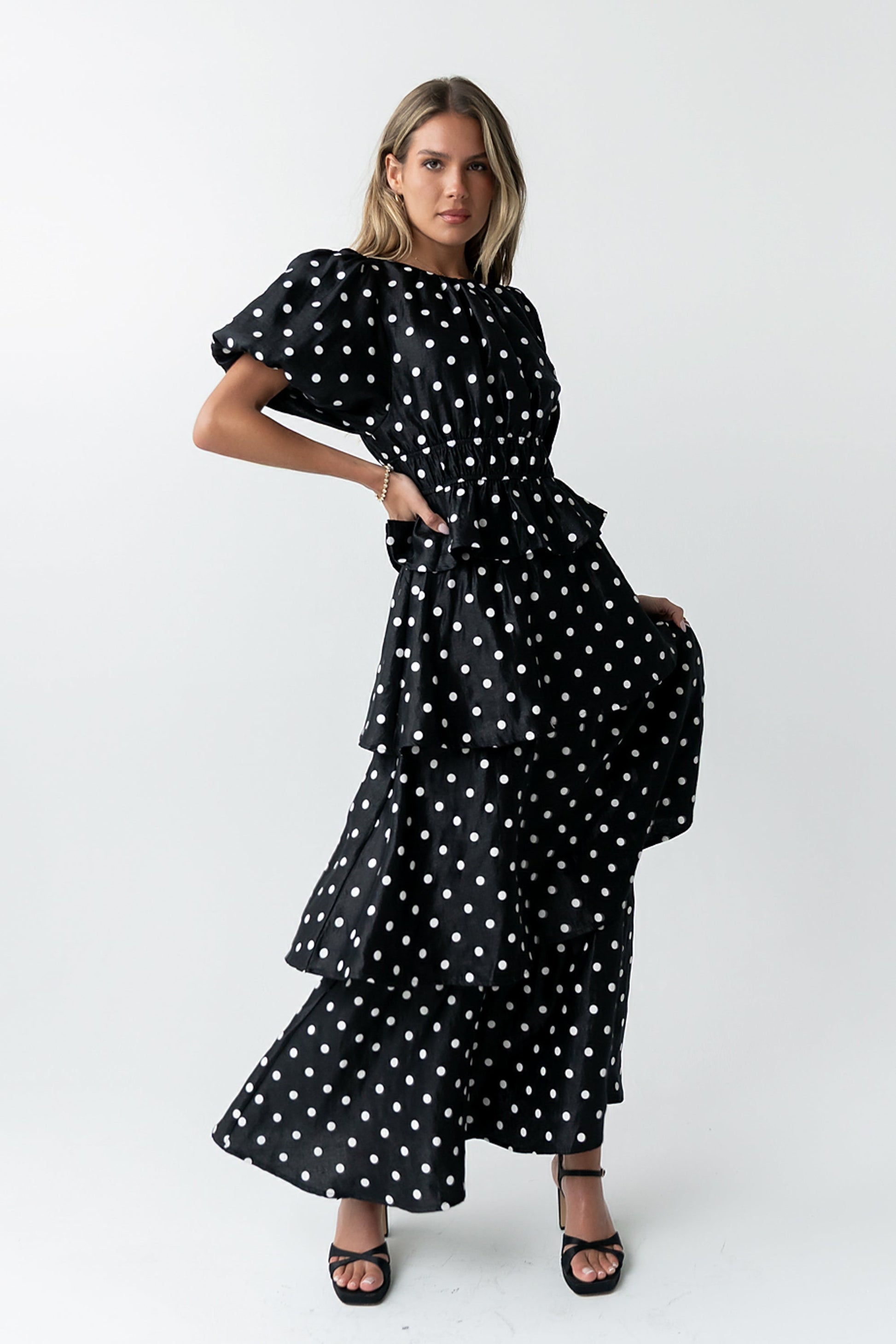 Terri Polka Dot Maxi Skirt - FINAL SALE