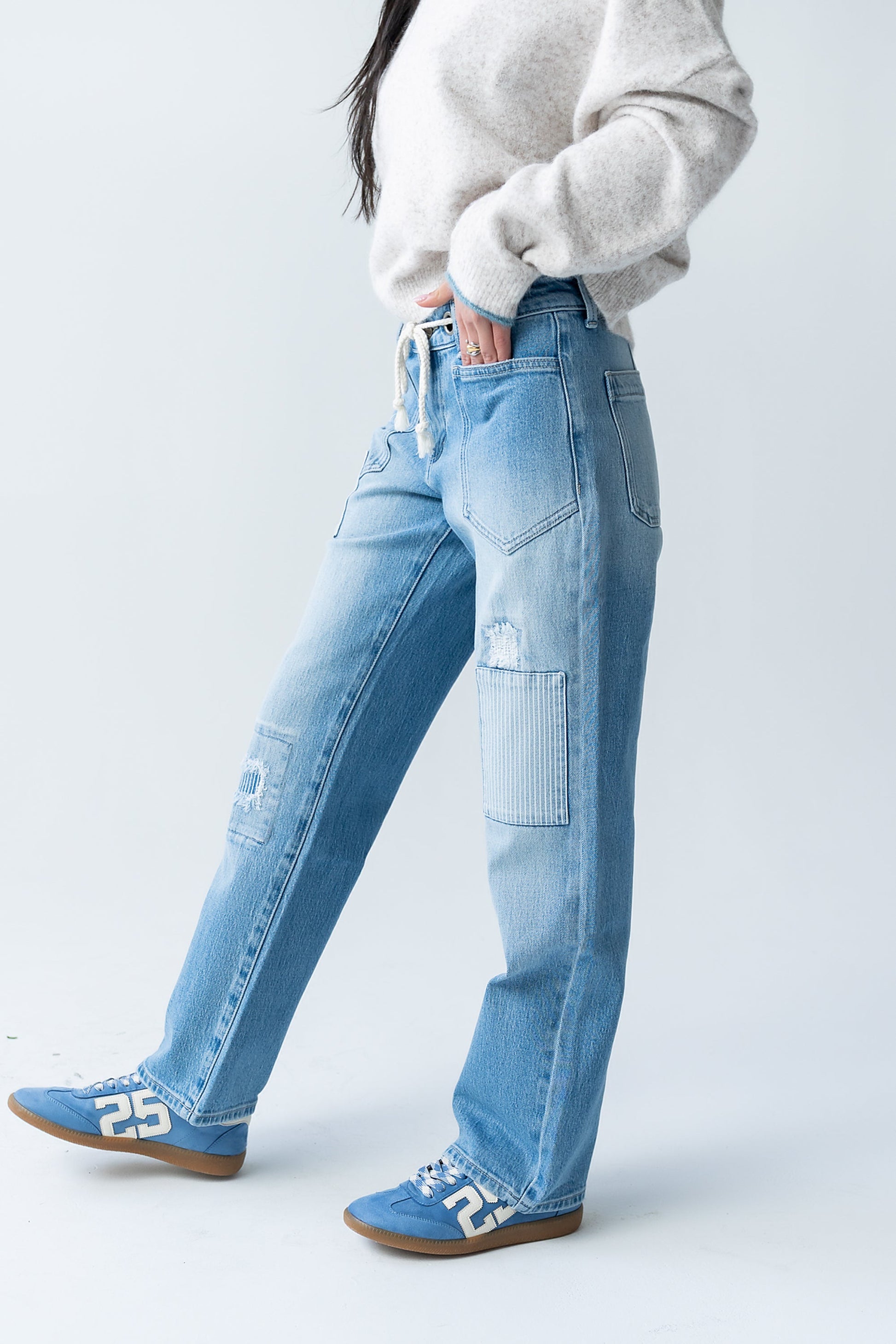 Marty Patchwork Jeans