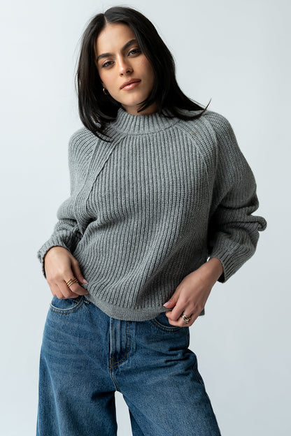 Shayla Knit Sweater in Grey