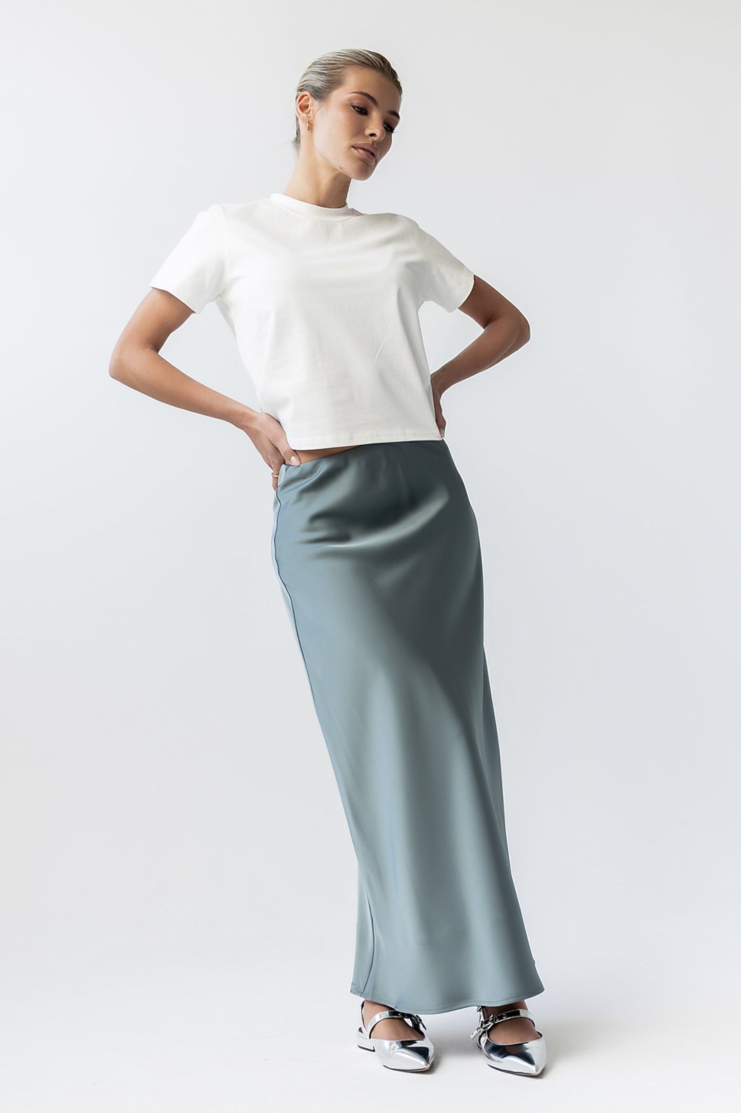 Judy Tee in White