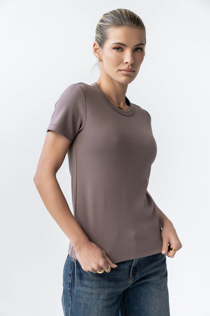 Mckenna T-Shirt in Plum
