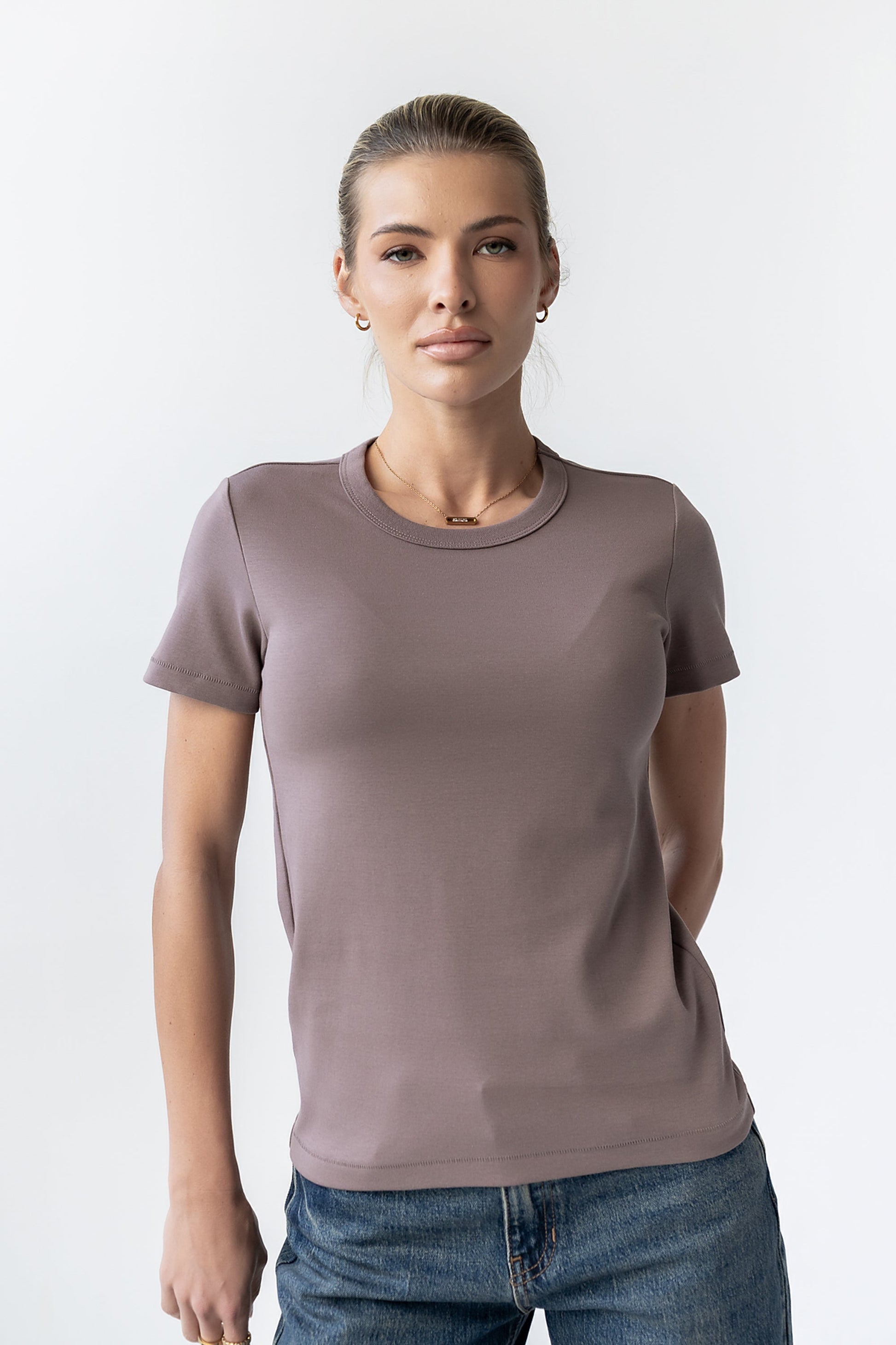 Mckenna T-Shirt in Plum