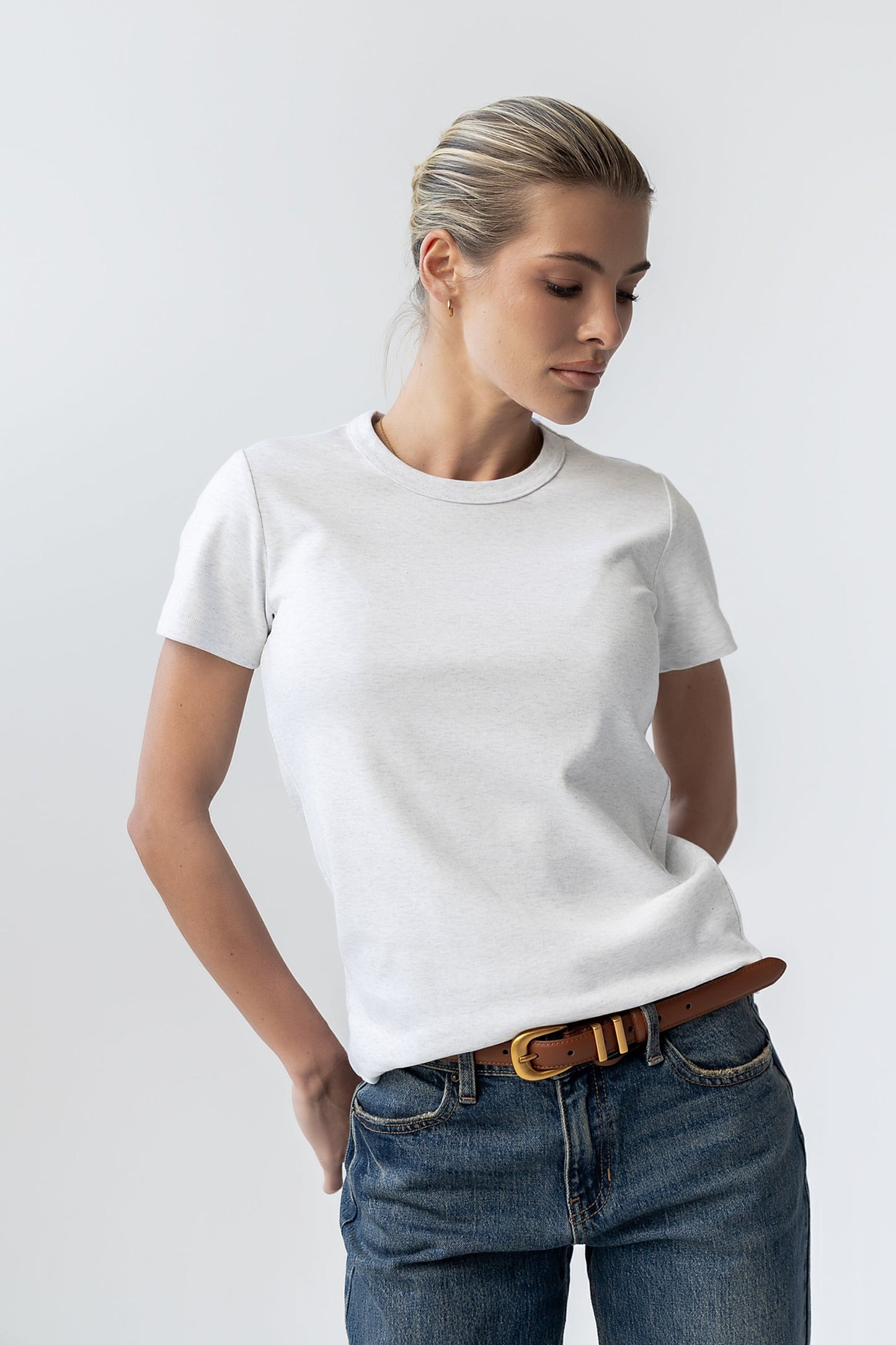 Mckenna T-Shirt in Heather Grey
