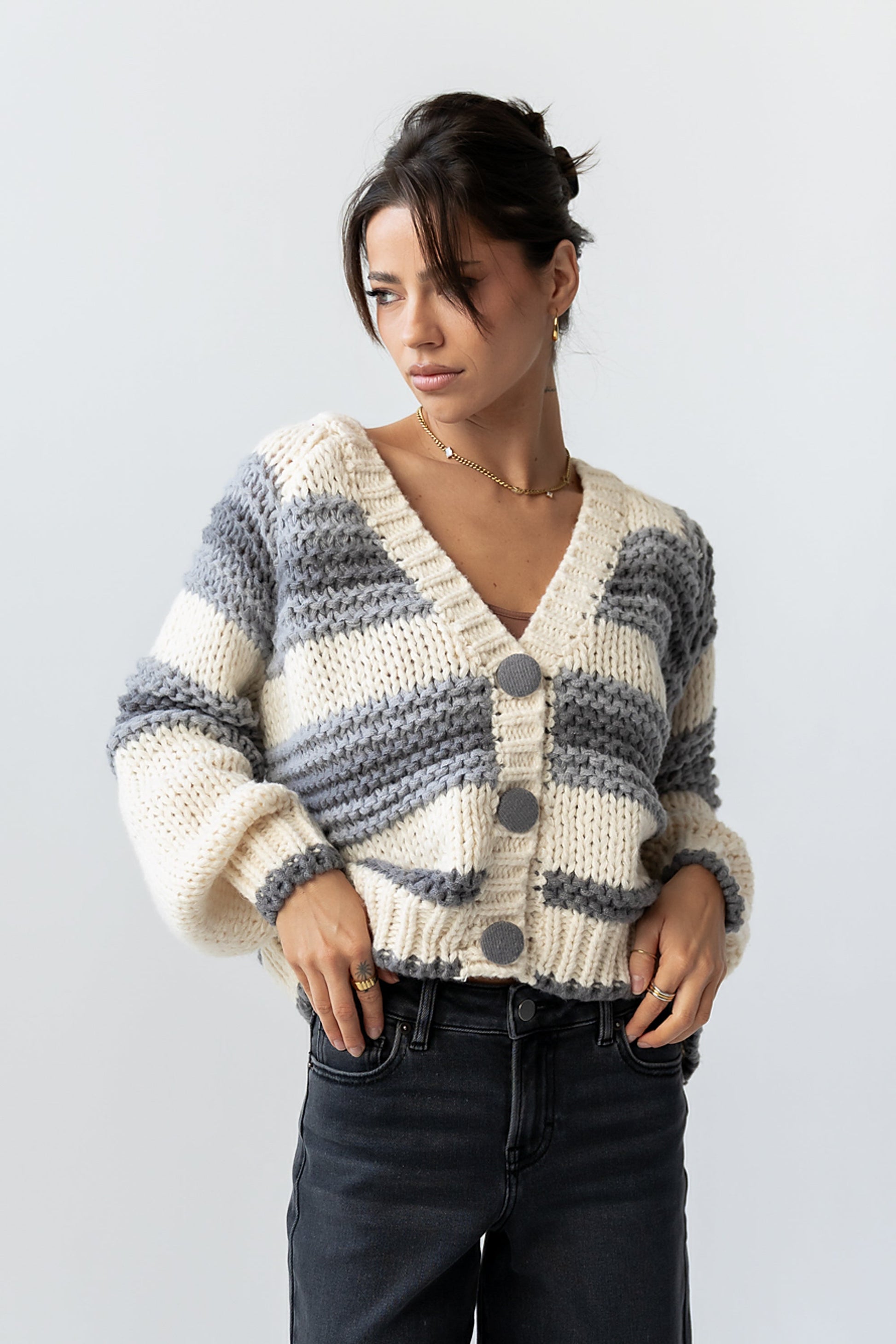 Rachelle Chunky Knit Cardigan