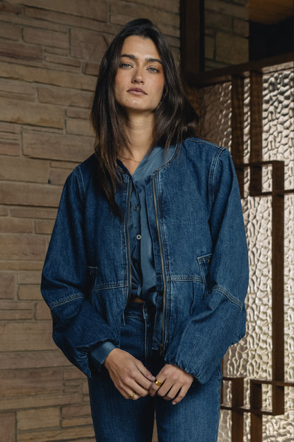 Maggie Denim Bubble Jacket - FINAL SALE