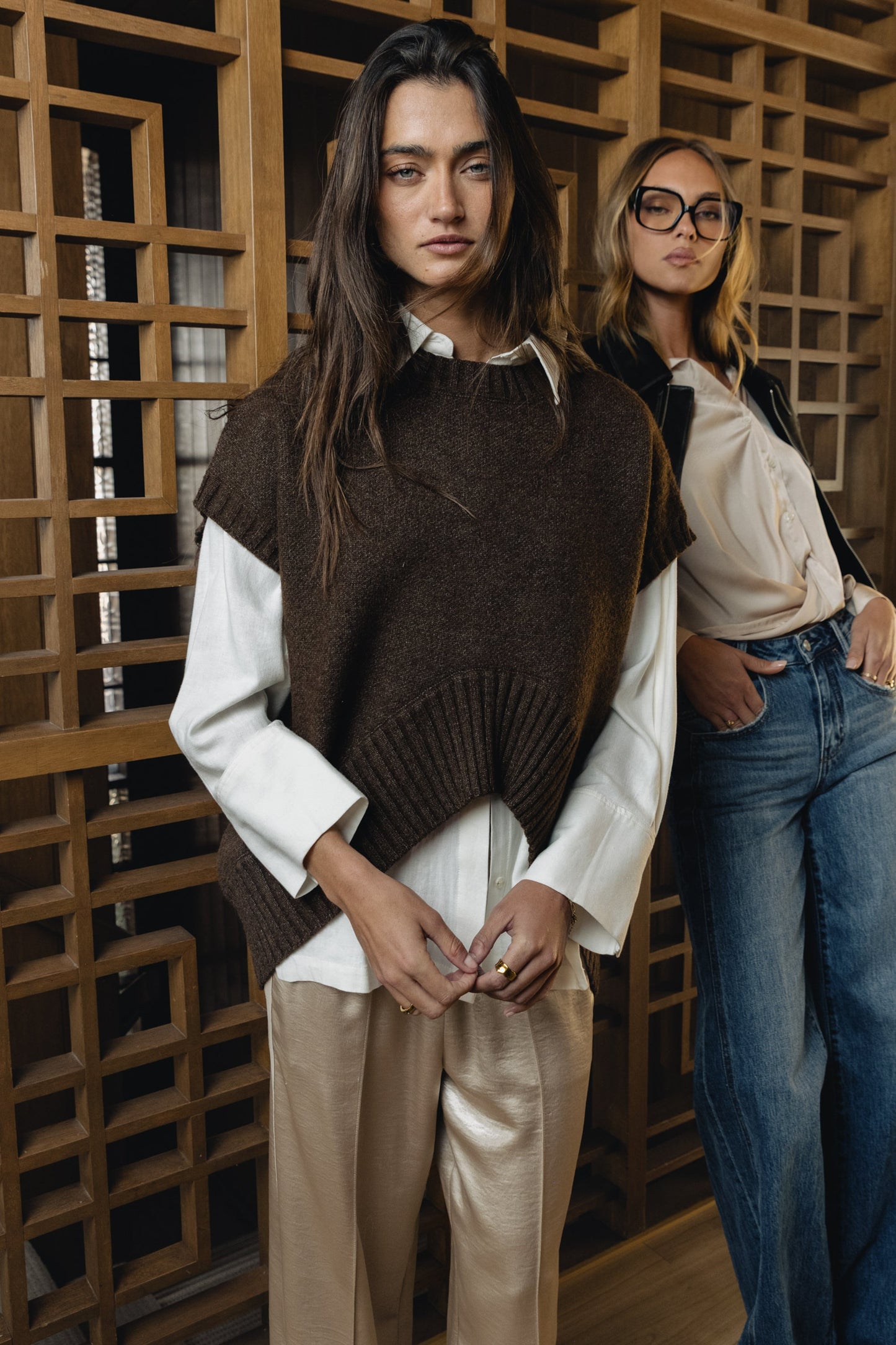 Paloma Knit Sweater in Brown