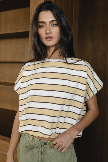 Ellie Striped Bubble Top