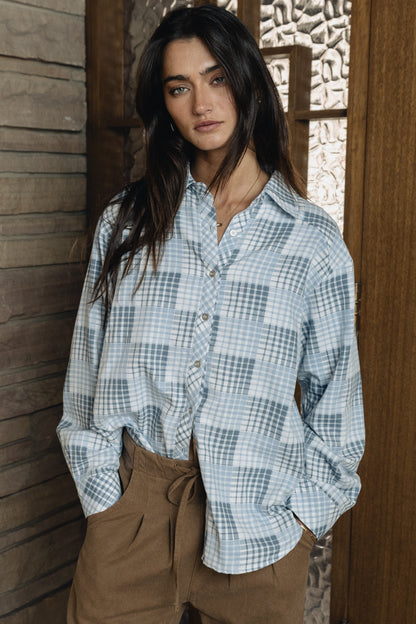 Irene Plaid Button Up