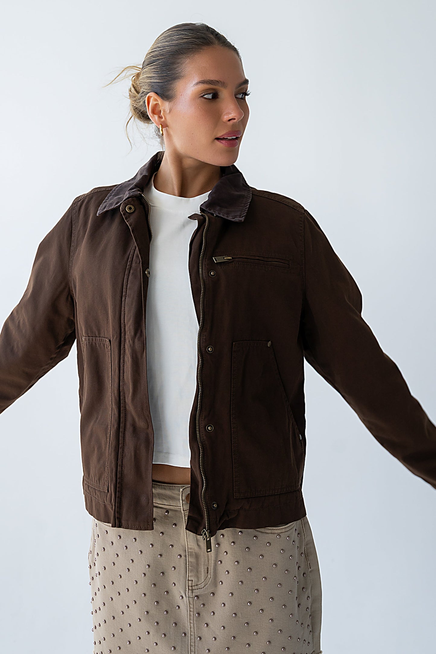 Ember Barn Jacket in Brown