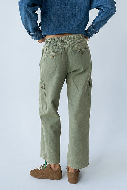 Kirsty Straight Leg Pants in Green