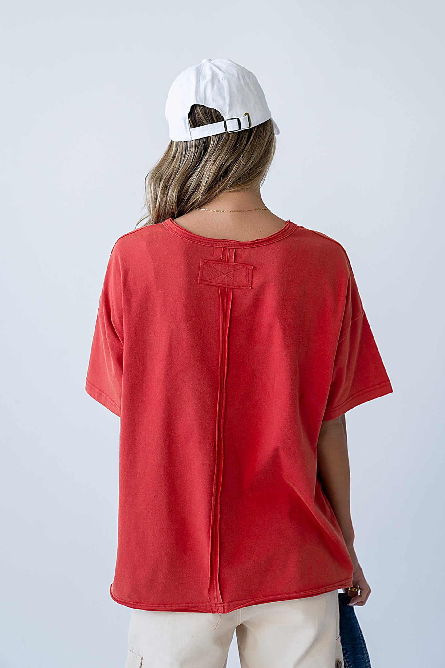 Mary Graphic Tee in Red - FINAL SALE