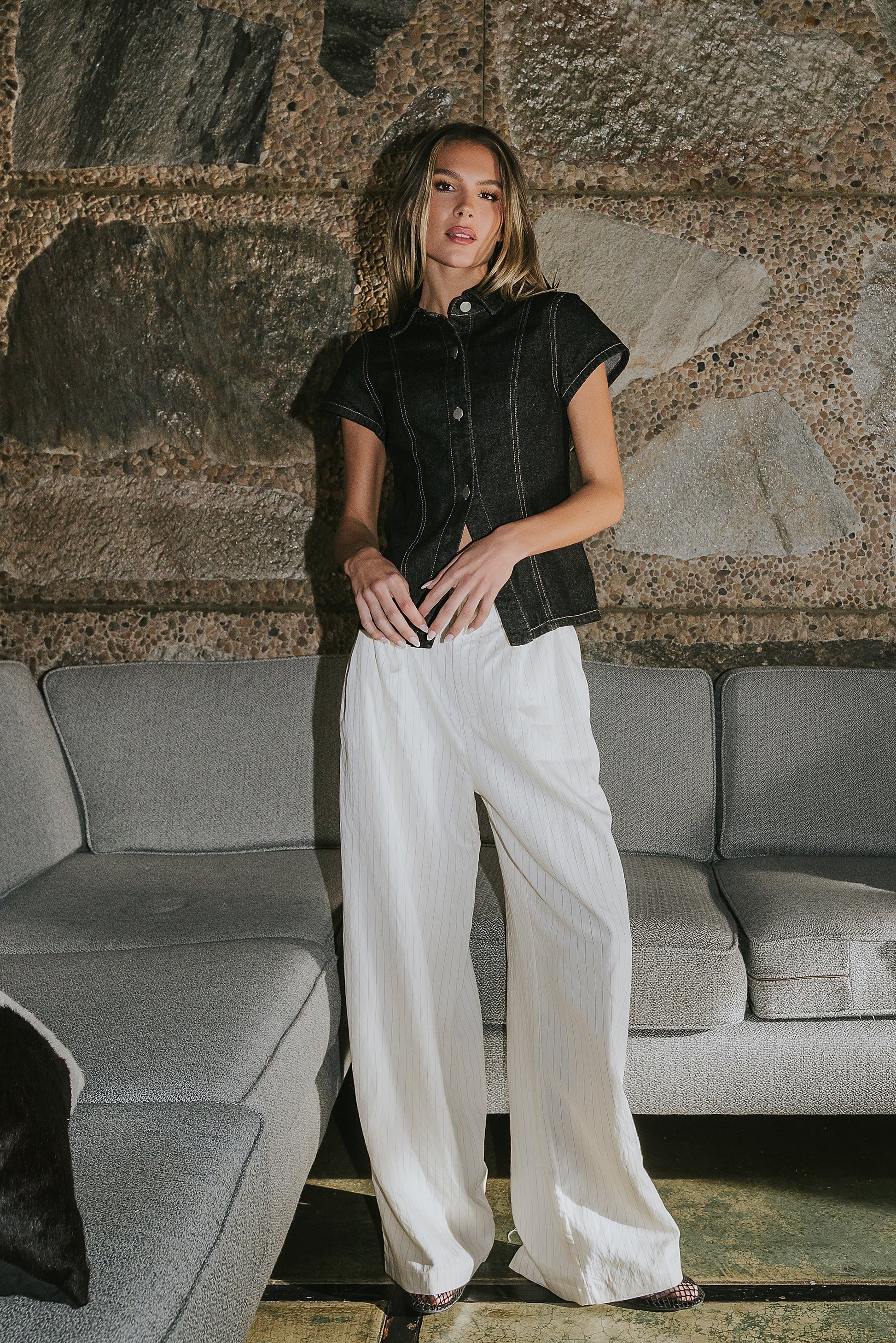 Monroe Striped Trousers