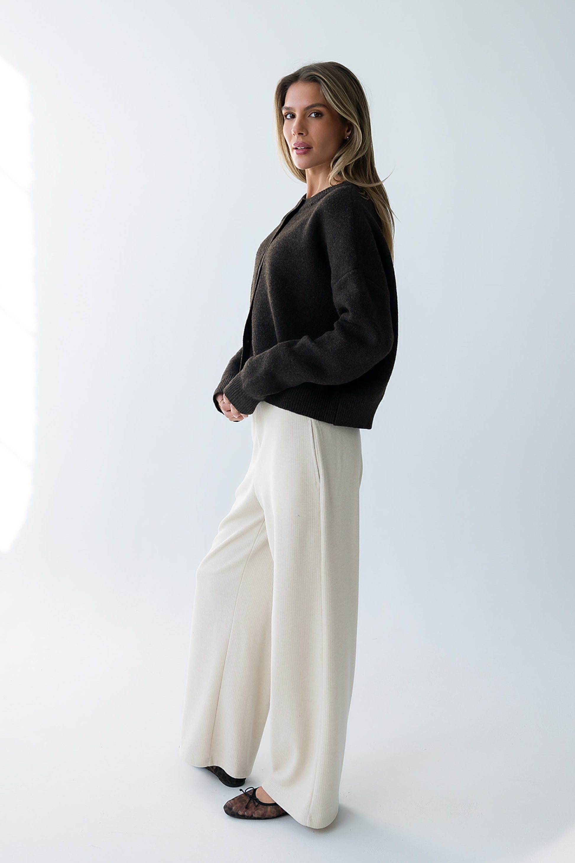 Valeria Oversized Sweater in Brown