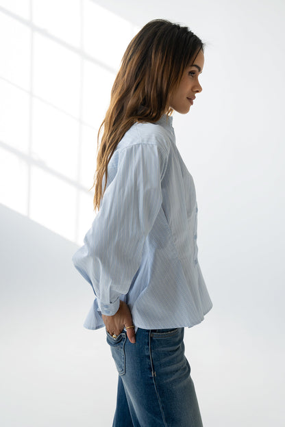 Hadley Striped Button Up