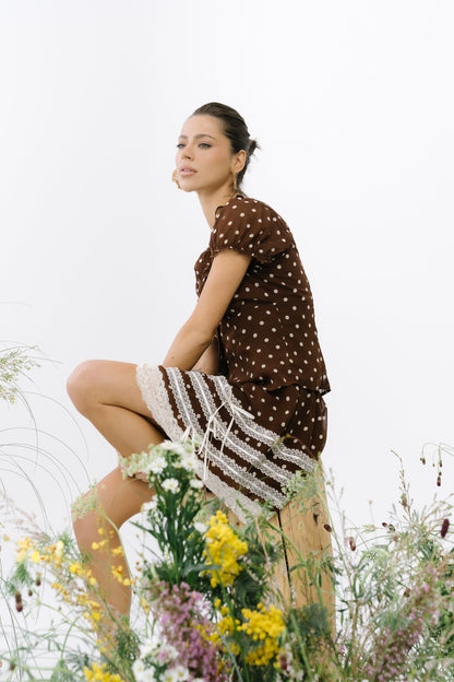 Nacie Polka Dot Blouse