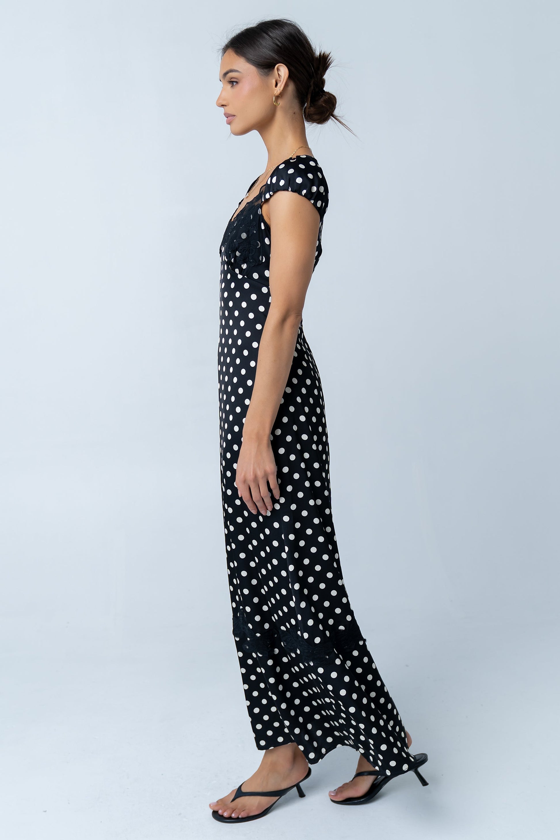 Marianna Polka Dot Maxi Dress