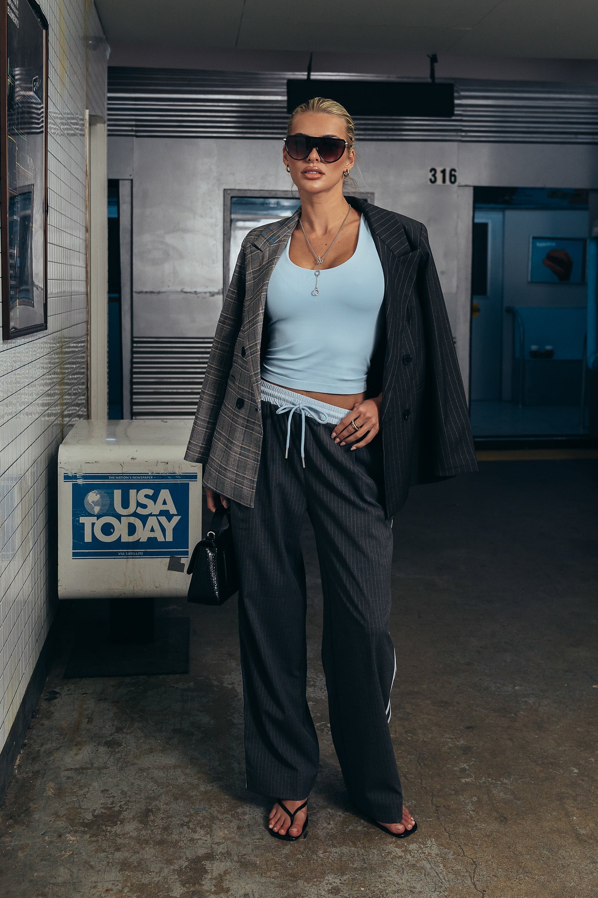 Millie Tank Top in Blue