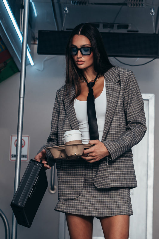 Benji Plaid Blazer