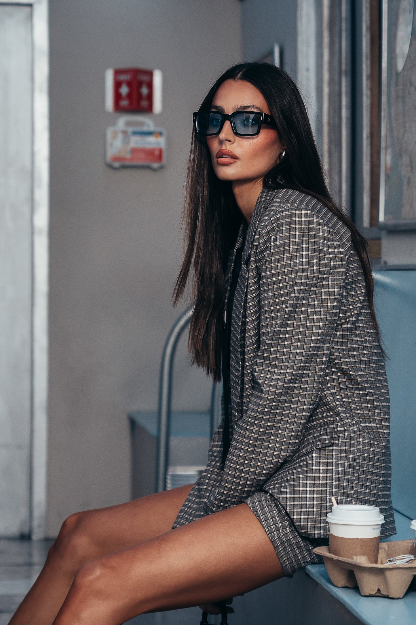 Benji Plaid Blazer