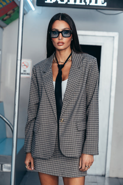 Benji Plaid Blazer