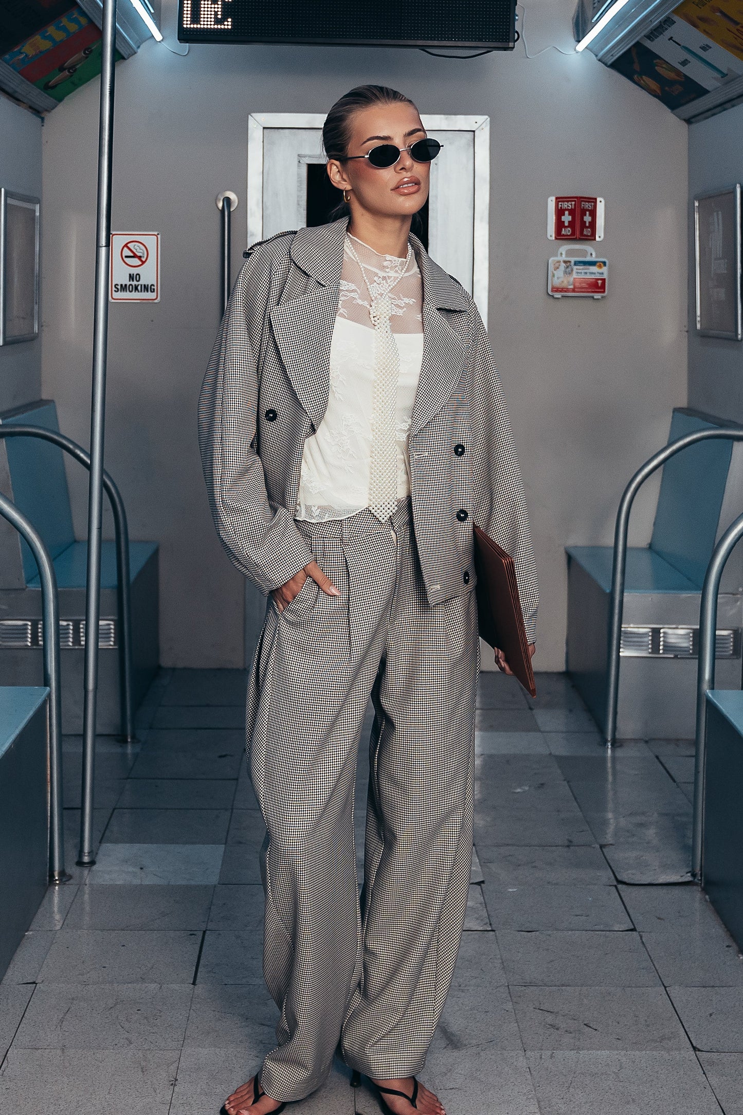 Abby Cropped Trench Coat