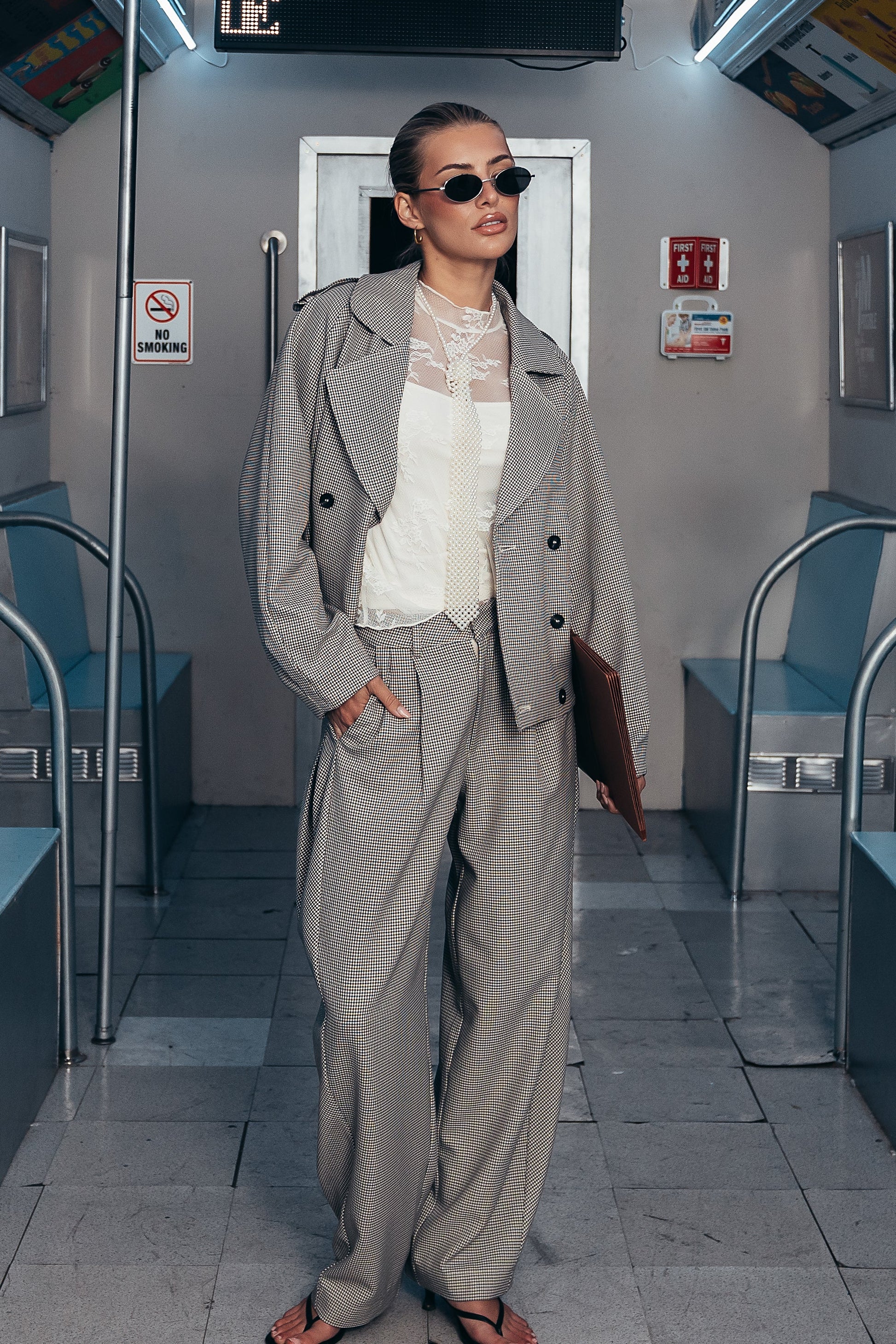 Abby Cropped Trench Coat