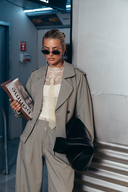 Abby Cropped Trench Coat
